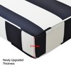 KINWELL Set of 2 Extra Thick Outdoor Chaise Lounge Cushions (5-inch Thick) - 2 of 4