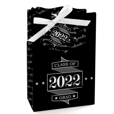 Big Dot of Happiness Graduation Cheers - 2022 Graduation Party Favor Boxes - Set of 12