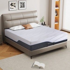 Dyonery Firm Memory Foam Mattress Twin XL Size  Premier Cooling Green Tea/Gel Bed-Mattress - 1 of 4