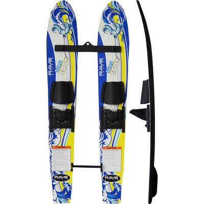 Rave Sports Steady Eddy Kids' Trainer Combo Water Skis - Yellow