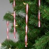 Northlight 6ct Red and White Candy Swirl Christmas Ornaments 8" - 3 of 4