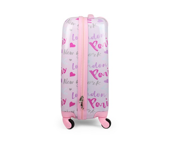 FAB 20" Kids' Hardside Carry On Suitcase - Pink