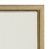 Kate and Laurel Sylvie Jingle Bells Jingle Bells Framed Canvas by The Creative Bunch Studio, 18x24, Bright Gold - 3 of 4
