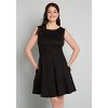 Black Bow Affair Fit And Flare Dress - ModCloth - 2 of 4