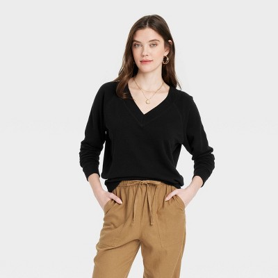 Women's Leisure Studio French Terry Pullover Sweatshirt - Universal Thread™