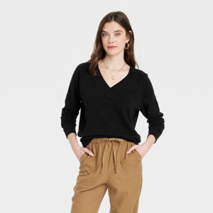 Women's Leisure Studio French Terry Pullover Sweatshirt - Universal Thread™ - 1 of 3