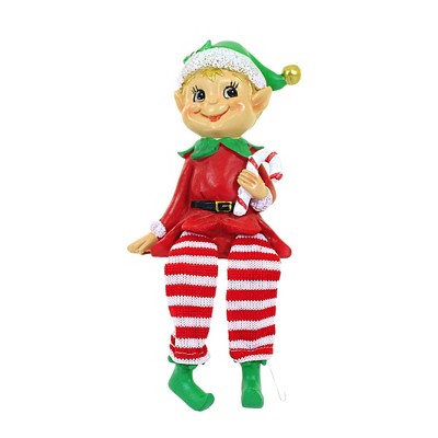 5.0 Inch Happy Elf Sitter Dangle Legs Figurines : Target