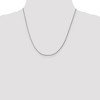 Black Bow Jewelry 1.5mm Sterling Silver Solid Curb Chain Necklace - 2 of 4