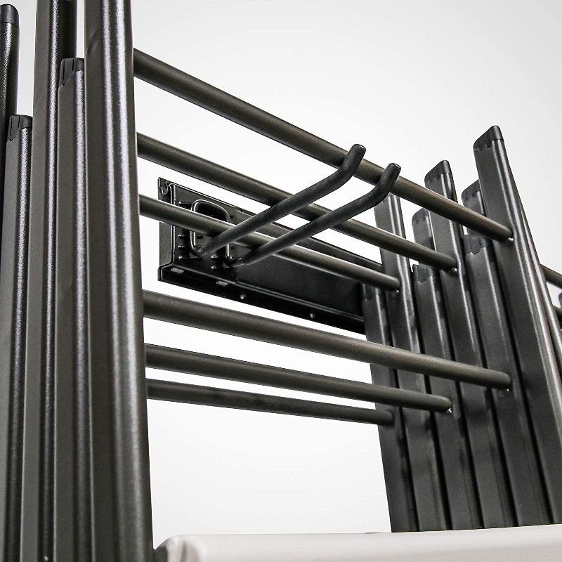 RaxGo Folding Chair Rack, Wall-Mounted Storage Hanger Racks for Home, 2 of 6