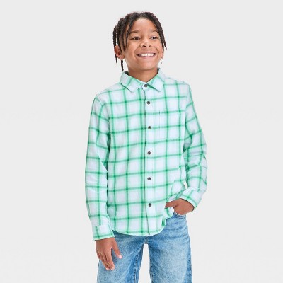 Boys' Long Sleeve Button-Down Shirt - Cat & Jack™