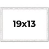 PosterPalooza | Textured White Picture Frame - UV Acrylic, Backing Board, Hanging Hardware Included - 2 of 4