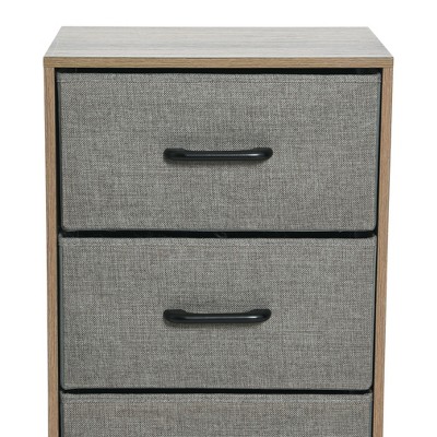 Ashwood 3-Drawer Black and Gray Coastal Dresser