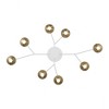 Eurofase Lighting Torcia 16 - Light Chandelier in  White/Brass - image 3 of 3