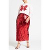 ELOQUII Women's Plus Size Bow Intarsia Sweater - 4 of 4