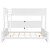 YOOCOZZ Full XL over Queen Bunk Bed with Storage Cabinets and USB Ports - 3 of 4