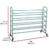 Oceanstar 5-Tier Metal Shoe Rack - 2 of 4