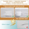 Aoibox Zippered Queen Mattress Protector Cover 7-9 Inch Depth Full Encasement Waterproof Breathable Incontinence Pet Baby Potty Training - 3 of 4