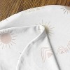 Sweet Jojo Designs Girl Baby Cocoon and Beanie Hat Swaddle Wrap Desert Sun Pink Mauve, Taupe and White 2pc - 4 of 4