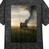 Yellowstone 1883 Poster Crew Neck Short Sleeve Charcoal Heather Women's Night Shirt - 2 of 2
