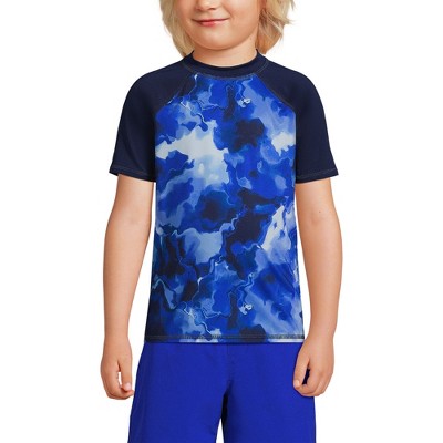 Lands' End Kids Short Sleeve UPF 50 Sun Protection Rash Guard