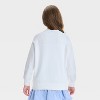 Girls' Oversized Fleece Pullover Sweatshirt - art class™ - 3 of 4