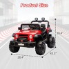 Jojoka 12V Kids Electric Ride-On Truck with Remote Control, 3 Speeds, 6MPH Max, Spring Suspension, LED Lights, Music - 2 of 4