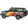 2014 Toyota Land Cruiser LC76 "TRD Livery" Gray Metallic with Stripes 1/64 Diecast Model Car by Paragon - 2 of 4