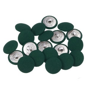 Unique Bargains Metal Shank Round Cloth Covered DIY Sewing Buttons 20 Pcs - 1 of 4