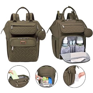 BabbleRoo Polyester Diaper Bag Backpack: Ultimate Baby Bag, Versatile Baby Diaper Bag for Modern Parents - 1 of 4