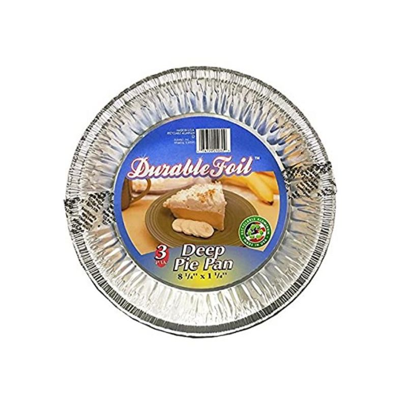 Durable Foil Deep Pie Pan - Case of 12/3 ct, 2 of 4