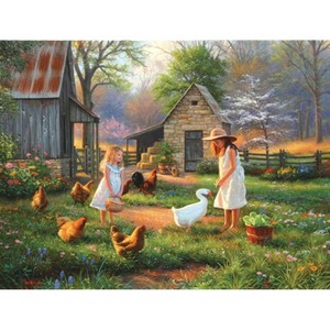 Sunsout Evening at Grandma's 500 pc Mothers Day Jigsaw Puzzle 52952 - 1 of 3