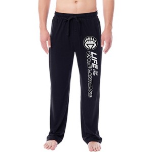 DC Comics Mens' Green Lantern Blackest Night Pajama Pants - All Corps - 1 of 3