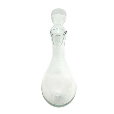 VIP Glass 14 in. White Carafe with Stopper