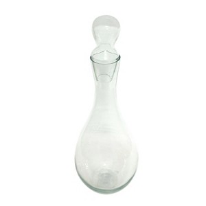 VIP Glass 14 in. White Carafe with Stopper - 1 of 2