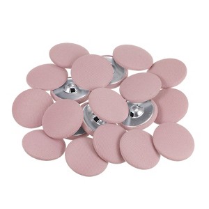 Unique Bargains Metal Shank Round Cloth Covered DIY Sewing Buttons 20 Pcs - 1 of 4