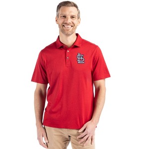 St Louis Cardinals Cutter & Buck Coastline Epic Comfort Recycled Mens Polo - 1 of 1