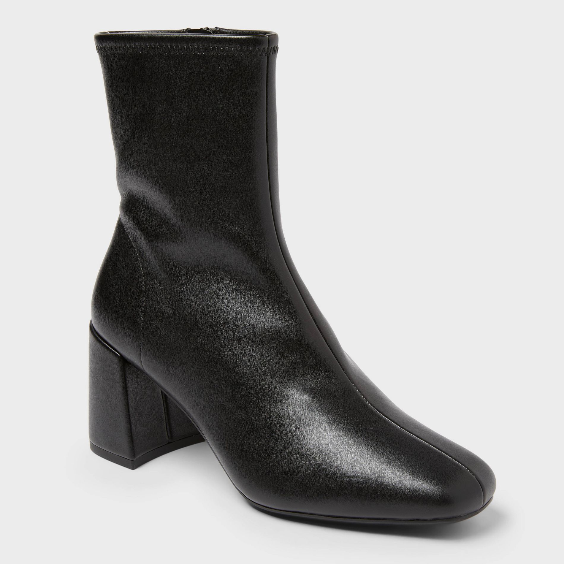 Women’s Pippa High Shaft Heeled Boots – A New Day™ Black