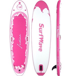 VYNXARIA Inflatable Stand Up Paddle Board 11'*34"*6" With Accessories,Pink - 1 of 4