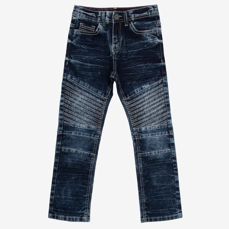 X RAY Little Boy's Slim Stretch Moto Jeans, 1 of 6