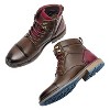 Santimon Mens Boots Motorcycle Casual Boots for Men Waterproof Chukka Boots Mens - 4 of 4