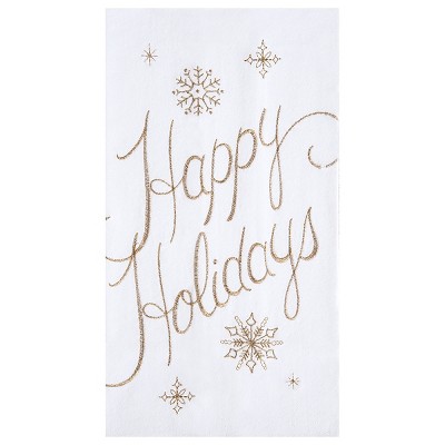 C&F Home Happy Holidays & Celebrate Cotton Kitchen Towel Set of 2