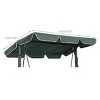 Costway Swing Top Cover Canopy Replacement Porch Patio Outdoor 66''x45'' 75''x52'' 77''x43'' - 2 of 4