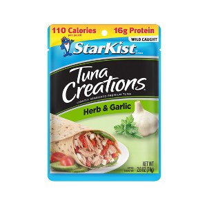 StarKist Tuna Creations Herb & Garlic Pouch - 2.6oz - 1 of 4