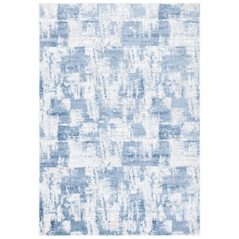 Amelia Ala786 Power Loomed Area Rug - Ivory/blue - 4'x6' - Safavieh ...