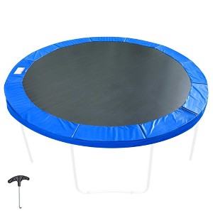 Yescom Trampoline Mat & Pad Replacement Kit w/ 72V-Ring for 14ft Round Trampoline Frame Bule - 1 of 4