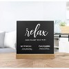 Decorae WiFi Password Sign for Home or Business; Chalkboard Style Metal Freestanding Sign - 3 of 4