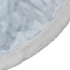 Northlight 48-Inch Sheer Blue Organza with Glitter Christmas Tree Skirt - 2 of 2