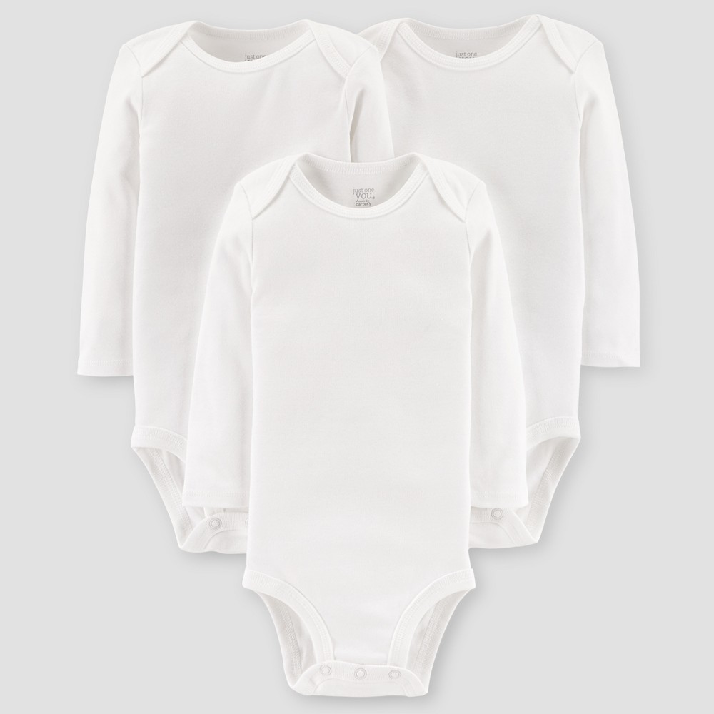 UPC 190796710457 Carter's Just One You® Baby 3pk Long Sleeve Bodysuit