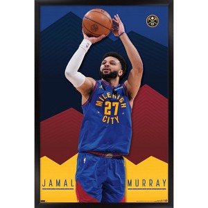 Trends International NBA Denver Nuggets - Jamal Murray 24 Framed Wall Poster Prints - 1 of 4