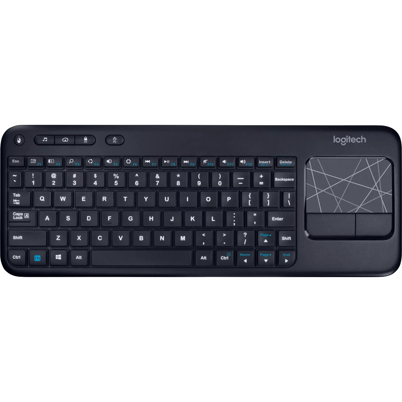 Logitech Wireless Keyboard K400 - Black - image 4 of 5